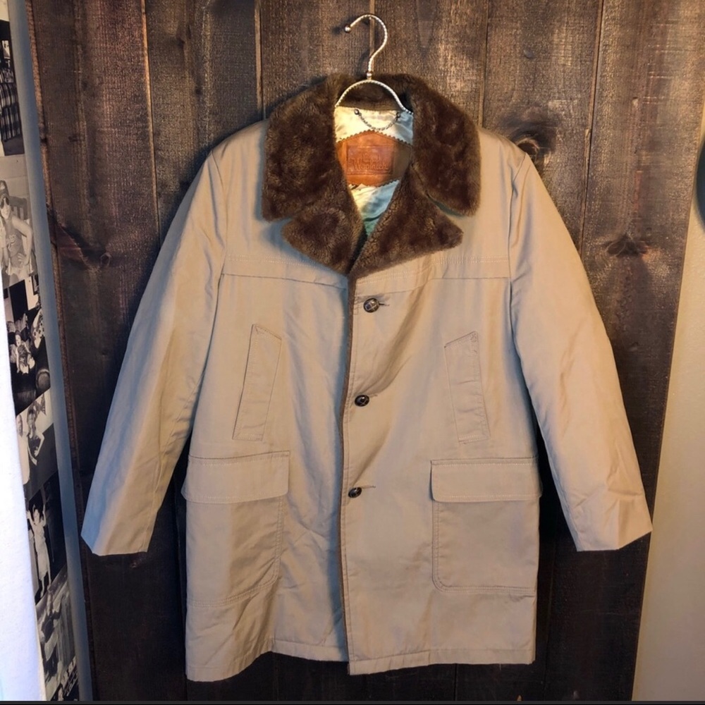 Vintage Woolrich Storm Coat Winter Trench Coat